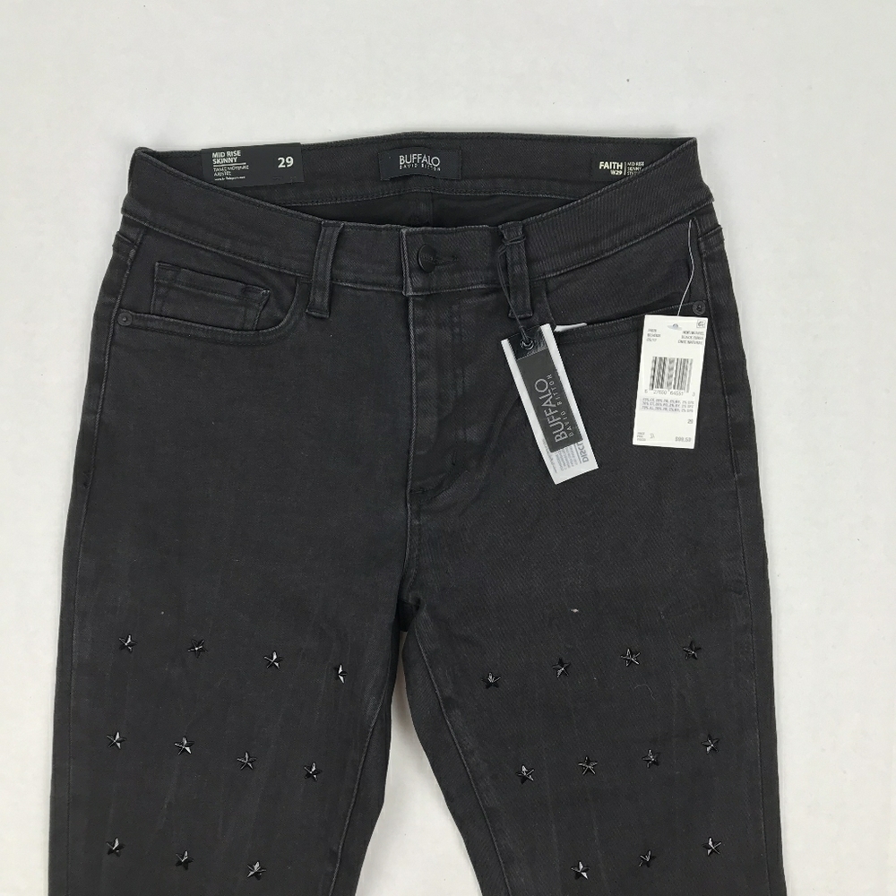 Buffalo David Bitton Faith Mid Rise Skinny…